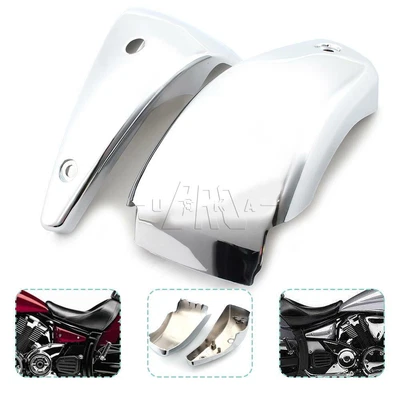 $75.96 • Buy Pair Motorcycle Side Battery Cover Panel Fairing For Yamaha V Star 1300 XVS1300