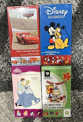 4 Cricut Cartridges Disney Mickey Princess Pixar Cars  And Elmo’s Party LSU • $29.99