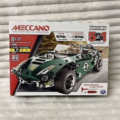 Meccano Set Roadster Cabriolet 5 In 1 Car Steam • £19.99