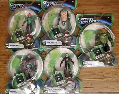 Green Lantern Movie Lot Of 5 Figures All New In Box 2010 Mattel • $45