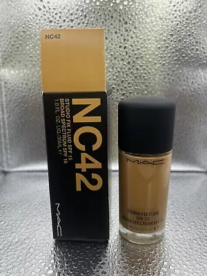 Mac Foundation Studio Fix Fluid Foundation SPF 15 NC42 • $32.99