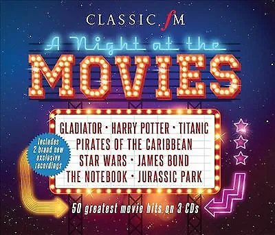 £4.35 • Buy Various Artists : Classic FM: A Night At The Movies CD 3 Discs (2016)
