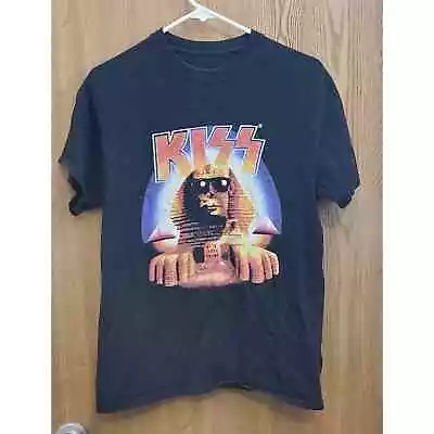 Vintage Y2k Kiss Hot In The Shade Egypt T Shirt M Band Tee  • $10
