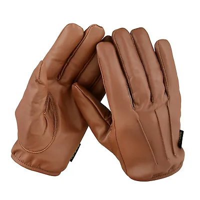 Made With Kevlar Police Anti Slash Fire Resistant Leather Gloves Security SIA • £9.99