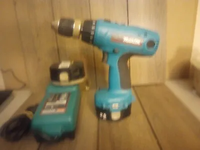 Makita 6337D 14.4V Cordless Drill With DC1414 Charger & 2 1434 Batteries • $45