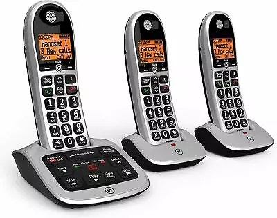 BT 4600 Trio Big Button Digital Cordless Telephones With Advanced Call Blocker • £49.99