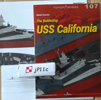 The Battleship USS California - TopDrawings KAGERO • $12.50