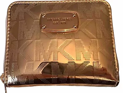 Michael Kors Zip Around Rose Gold Wallet Small New Without Tags • $49.99