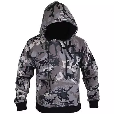 Mens Fleece Hoodie Pullover Hooded Sweatshirt Long Sleeve S/M/L/XL • £16.99