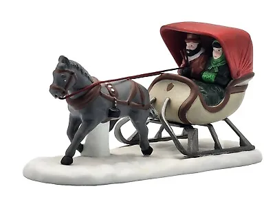 Dept 56 One Horse Open Sleigh Heritage Village Collection 5982-0 VTG 1990 BOXED • $25.24