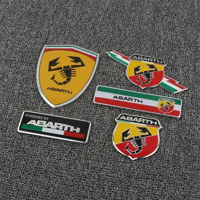 1  Pcs 3D Metal Scorpio ABARTH Emblem Sticker Car Body Rear Trunk Badge For Fiat • $16.99