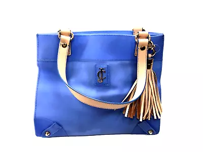 $39.99 • Buy Juicy Couture Women's Polyester With Tassel Shoulder Bag BLUE