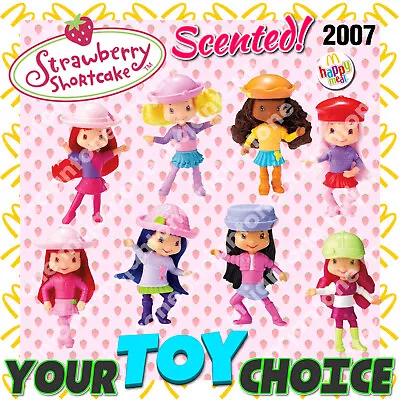 McDonald's 2007 STRAWBERRY SHORTCAKE Doll SSC Scented AGC YOUR Toy CHOICE • $4