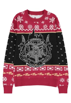$64.07 • Buy Harry Potter Christmas Jumper The Prisoner Of Azkaban New Official Unisex Red