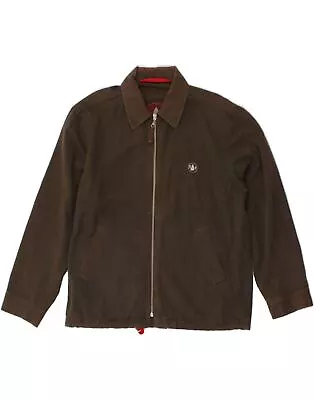 MURPHY & NYE Mens Sailwear Bomber Jacket UK 38 Medium Khaki Cotton BH55 • £36.29