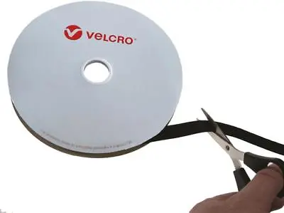 £1.09 • Buy VELCRO® Brand ONE-WRAP® 10,16,20,25mm Cable Tie Black Double Sided Hook / Loop 