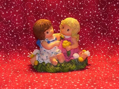 Enesco-Mary Mary Quite Contrary-If Friends Were Wildflowers I'd Pick You • $9