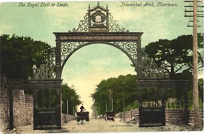 £19.65 • Buy The Royal Visit To Leeds, Triumphal Arch, Moortoron, England Postcard