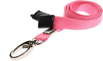 PCL Media Ltd® 10 X Breakaway Safety Lanyard Neck Strap Swivel Metal Clip For Id • £11.19