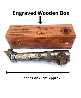Christmas Gift-8  Black Antique Brass PERISCOPE For Navy & MilitaryCyber Monday • $179.99