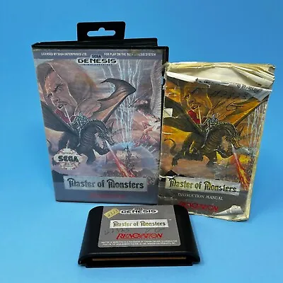 Rare Master Of Monsters Sega Genesis Complete - Manual And Artwork Damaged • $89.99