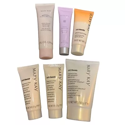 Lot Of 6 Mary Kay Satin Hands Hand Creams Peach Nighttime Shape Gel New • $19.99