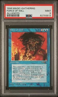 Force Of Will - Alliances - MTG - MINT - PSA 9. See MTG In Store. • $113.99