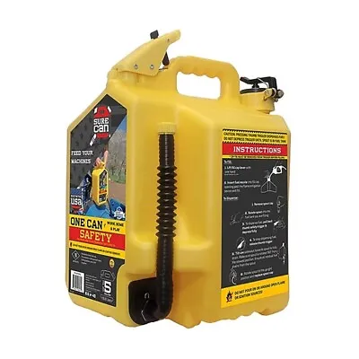 Surecan Sur5sfd2 5 Gallon Diesel Type Ii Safety Can Container – Yellow New • $64.99