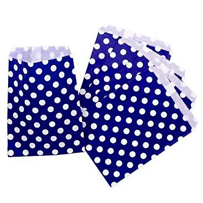 Candy Stripe Paper Bags Party Sweet Treat Buffet Gift Shop Colored 5x7  Polka UK • £3.19