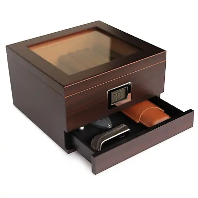 Renzo Glass Top Humidor • $99.99