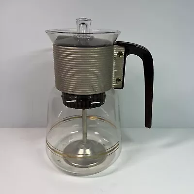 Vintage Cory Glass Coffee Percolator Pot DGPL 3A 4-8 Cup Bronze • $17.46