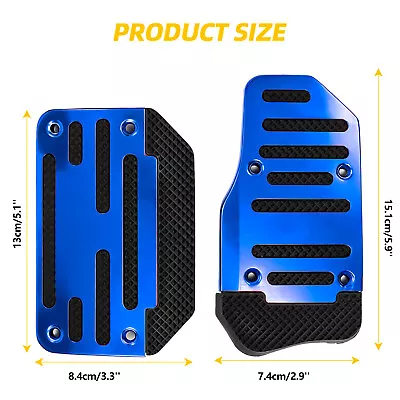 Blue Automatic Gas Brake Foot Pedal Pad Cover Car Accessories NonSlip/Universal • $9.49