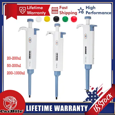 $25.99 • Buy 20-1000ul Single Channel Pipette Adjustable Lab Mechanical Volume Micro Pipettor