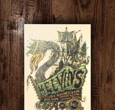 Melvins April 17th 2007 Ancienne Belgique Belgium LTD S/N Gig Concert Poster • $156