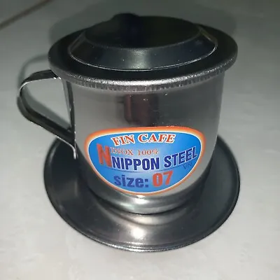 Vietnamese Coffee Filter Stainless Steel Simple Drip Maker Infuser Ca Phe Phin • $7.99