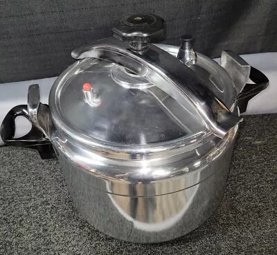 Aluminum Explosion-Proof Pressure Cooker- 16qt. Capacity- Silver (3 Gal)  • $49.98