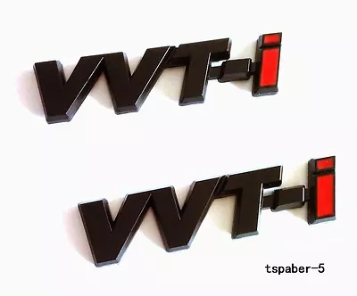 Metal Black VVTI Emblem Sticker Badge • $11.99