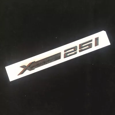 1PC Glossy Black XDrive 25i Plastic Decal Emblem Badge Sticker SUV Racing Sports • $13.99