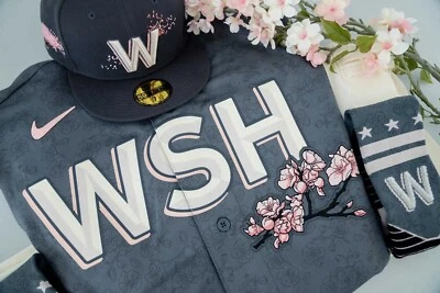 $69 • Buy Nike Juan Soto #22 Washington Nationals City Connect Cherry Blossom Jersey M NWT