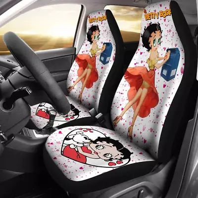 $54.99 • Buy New Style Betty Boop Car Seat Covers (set Of 2)