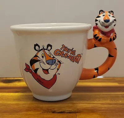 Vintage 2001 Kelloggs Tony The Tiger Oversize Coffee Mug Cup Bowl • $0.99