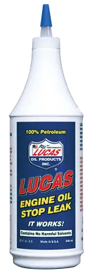 LUCAS Engine Oil Stop Leak  Seal Sealer Stop Smoke Additive 946ml VIA ROYAL MAIL • £10.92