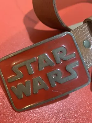 Vintage Belt Buckle Star Wars Lee Co. 1979 20th Century Fox. Very Rare Red • $44