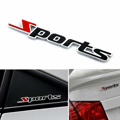 1Piece DIY Sports Emblem Badge Metal Car Sticker Logo 3D Decal Decor Word Letter • $1.80