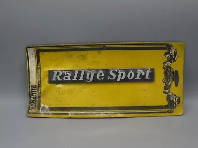 Vtg 1970's Bugpack Rallye Sport Accessory Plaque Emblem VW Bug Baja NOS Unused! • $75