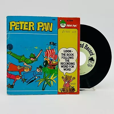 Peter Pan Book And Recording Book & Album Complete Set 1981 Vintage Paperback • $13.95