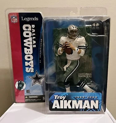 Troy Aikman Mcfarlane NFL Legends Series 1 Figure Dallas Cowboys 1ST EDITION • $30