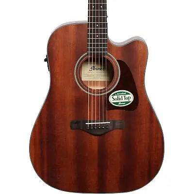 Ibanez AW54CE Artwood Traditional Acoustic-Electric Guitar Open Pore Natural • $329.99