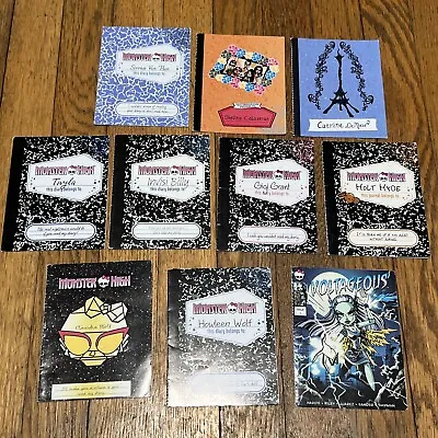 Monster High Doll Diary Journal Booklets Lot • $38.99