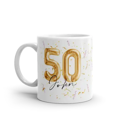 £10.50 • Buy Birthday Mug Gift Personalised 18th 21st 40th 50th 60th Any Age Mug Cup Present